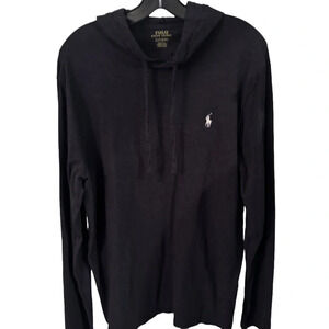 Polo Ralph Lauren Men’s Lightweight Pullover Hoodie Dark Gray Sz L NWOT